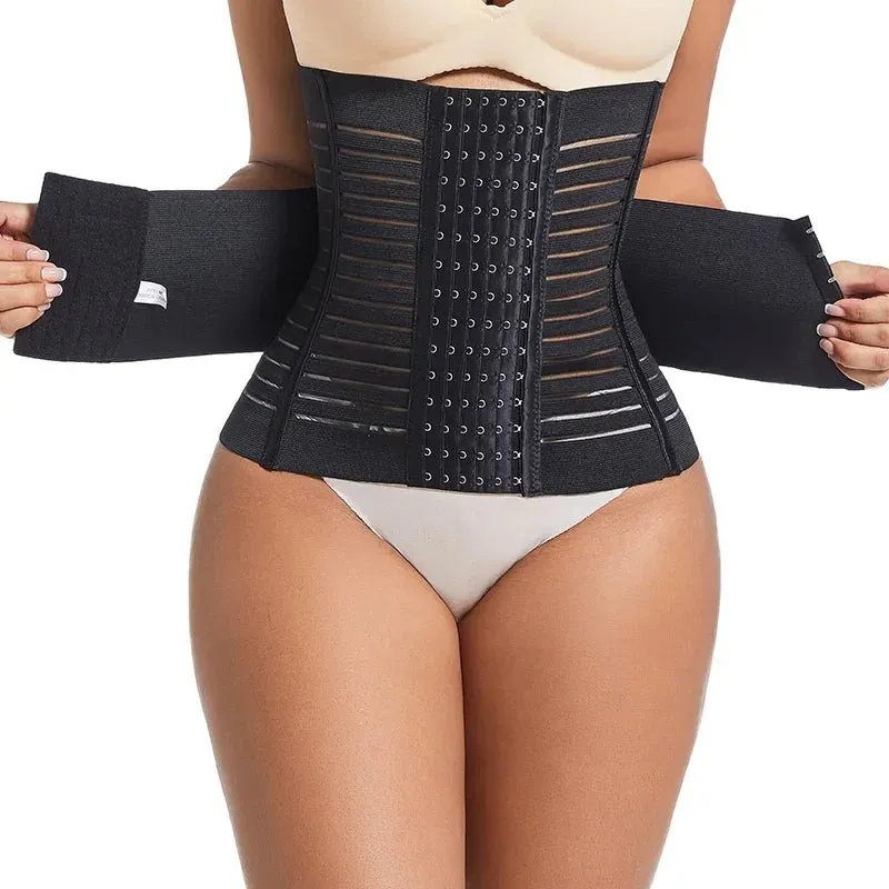 7 Boned Double Strap Waist Trainer