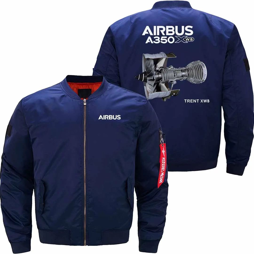 AIRBUS A350 XWB BOMBER FLIGHT AVIATOR JACKET