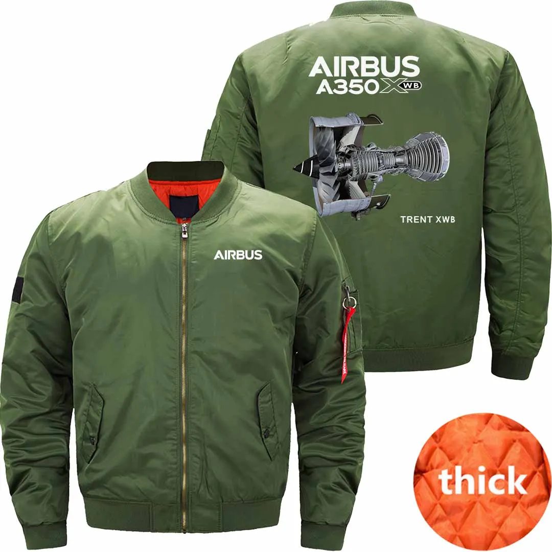 AIRBUS A350 XWB BOMBER FLIGHT AVIATOR JACKET
