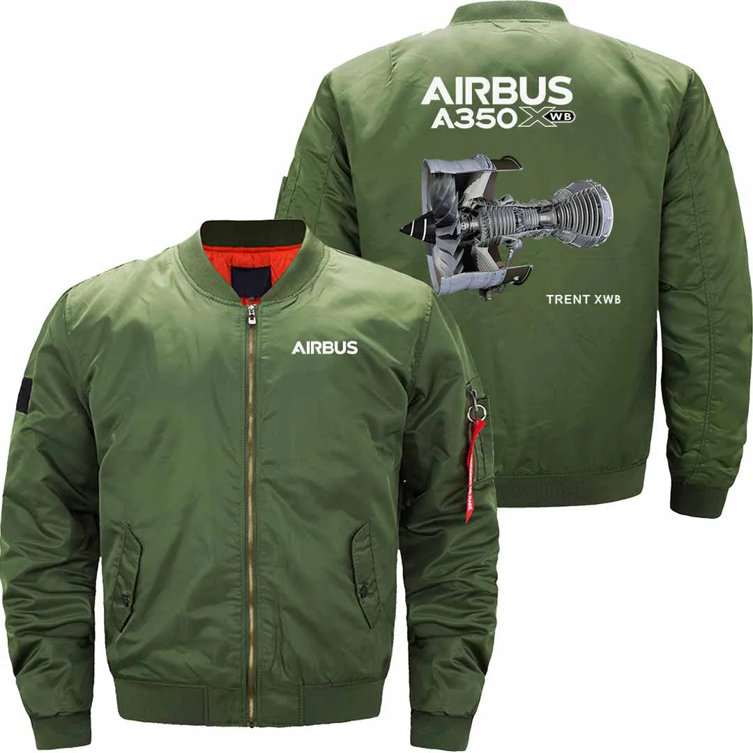 AIRBUS A350 XWB BOMBER FLIGHT AVIATOR JACKET