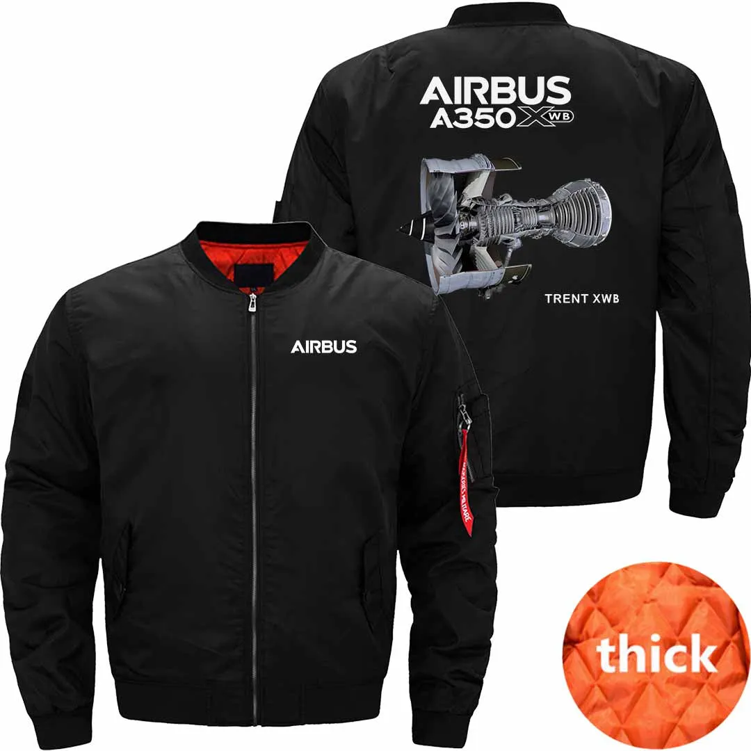 AIRBUS A350 XWB BOMBER FLIGHT AVIATOR JACKET