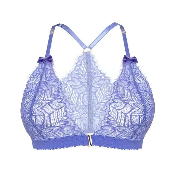 bralette - back detail - hopeless romantic - lilac