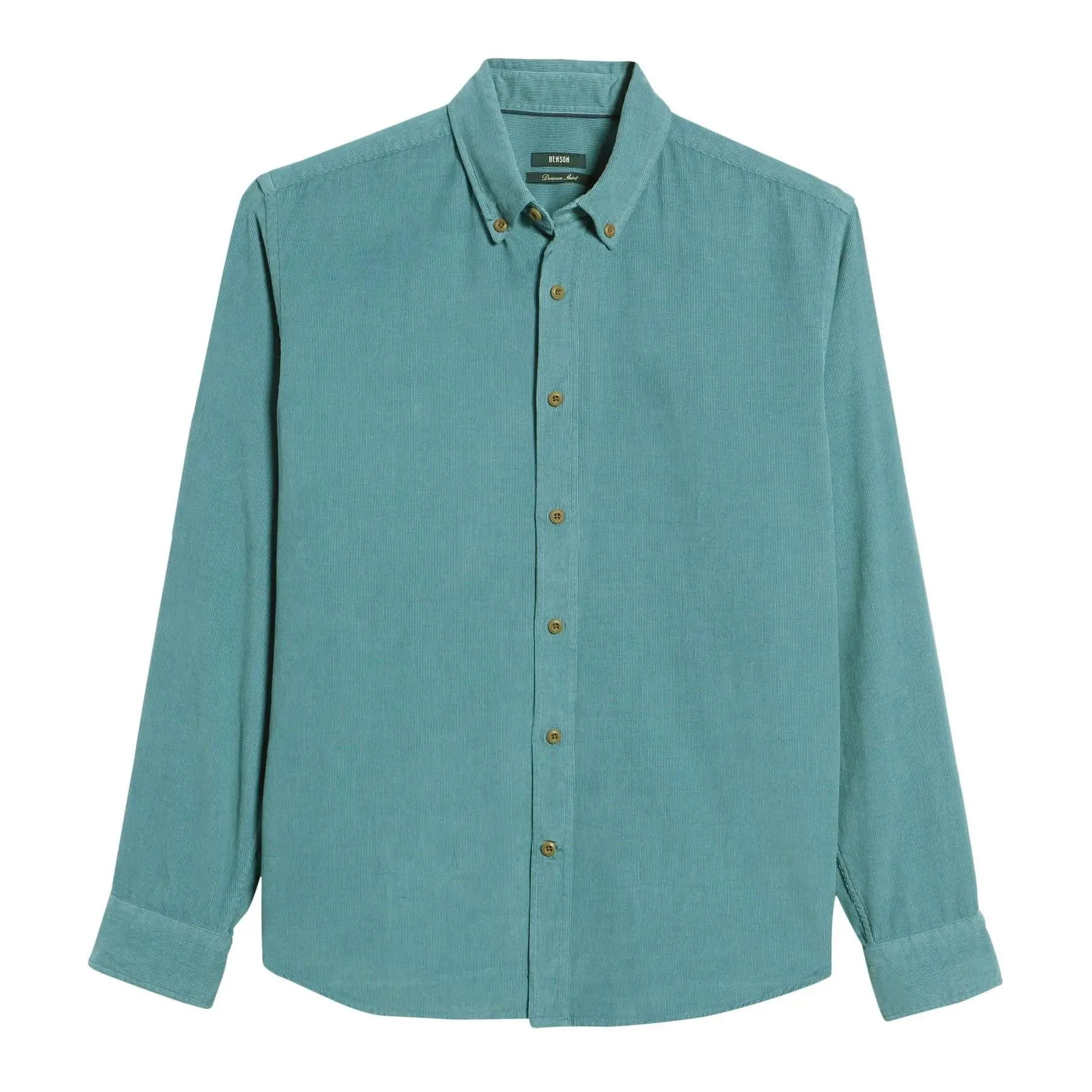 Corduroy Button Down (Icy Blue)