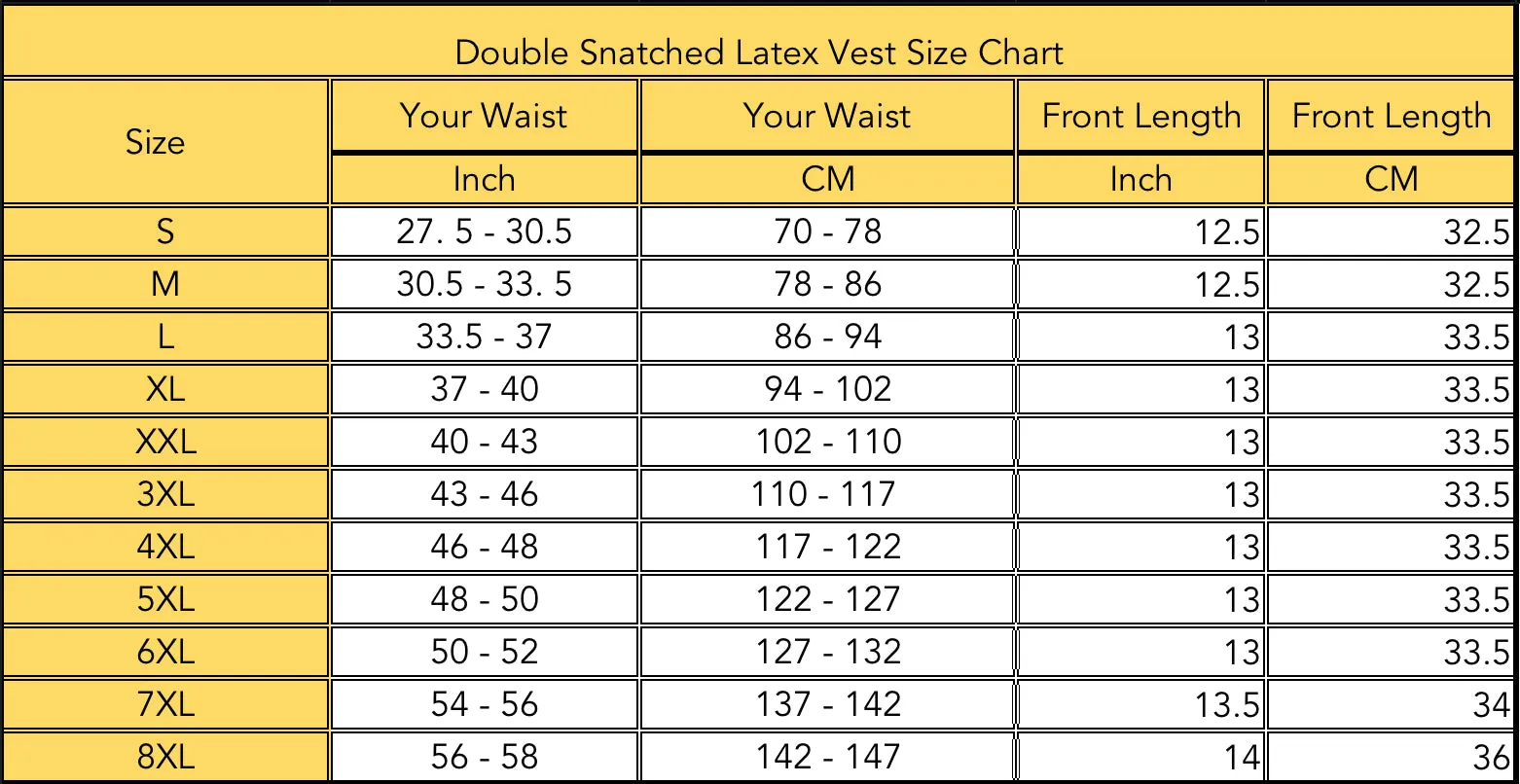 Double Snatched Latex Vest - Returned - ALL SALES ARE FINAL