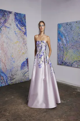 Frascara - 4650 - Strapless A-Line Evening Gown