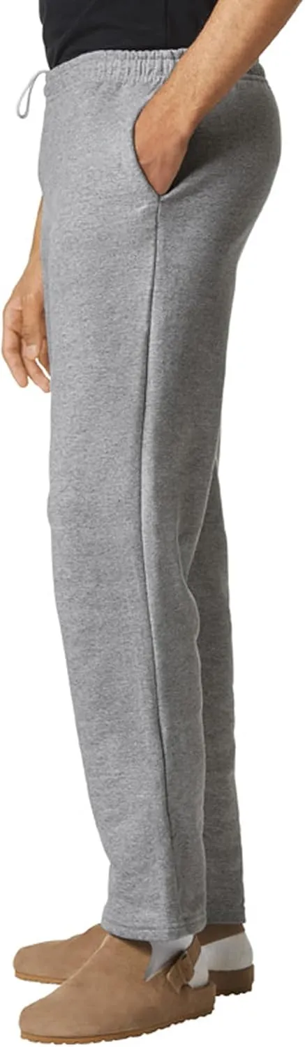 Gildan Adult Fleece Open Bottom Sweatpants with Pockets, Style G18300