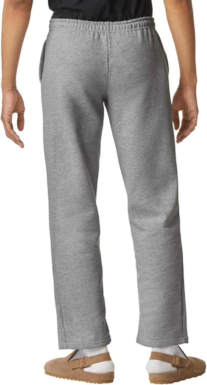 Gildan Adult Fleece Open Bottom Sweatpants with Pockets, Style G18300