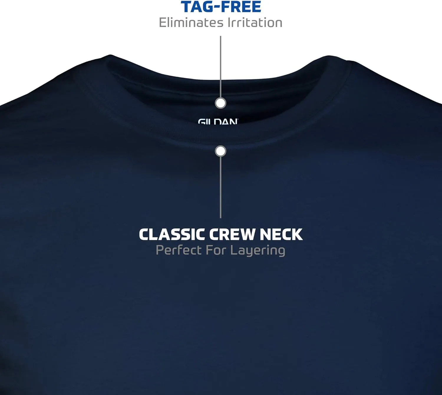 Gildan Men's Crew T-Shirts, Multipack, Style G1100