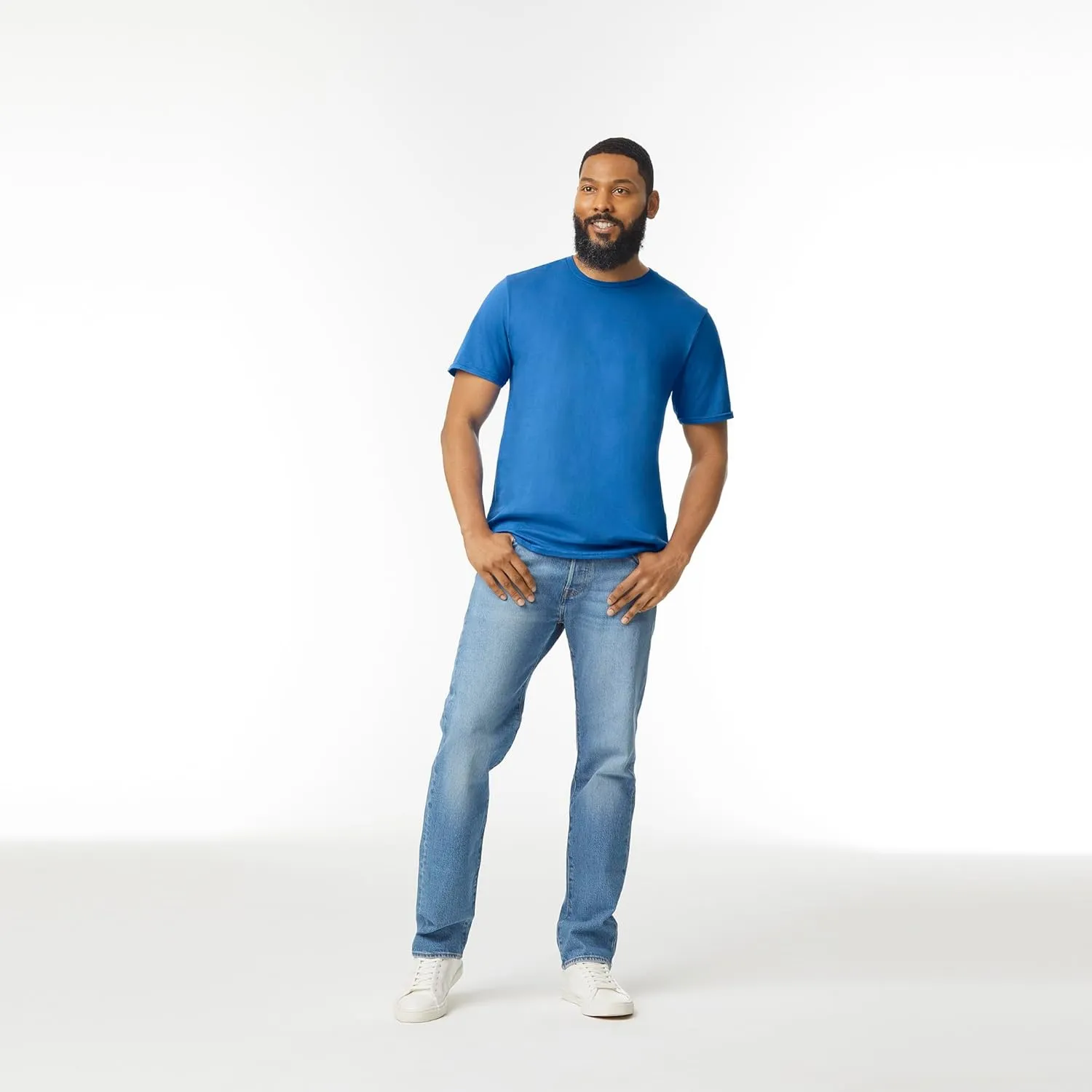 Gildan Unisex Adult Softstyle Cotton T-Shirt, Style G64000, Multipack