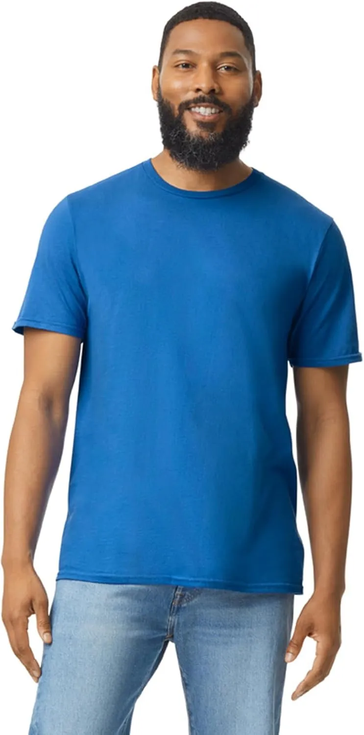 Gildan Unisex Adult Softstyle Cotton T-Shirt, Style G64000, Multipack
