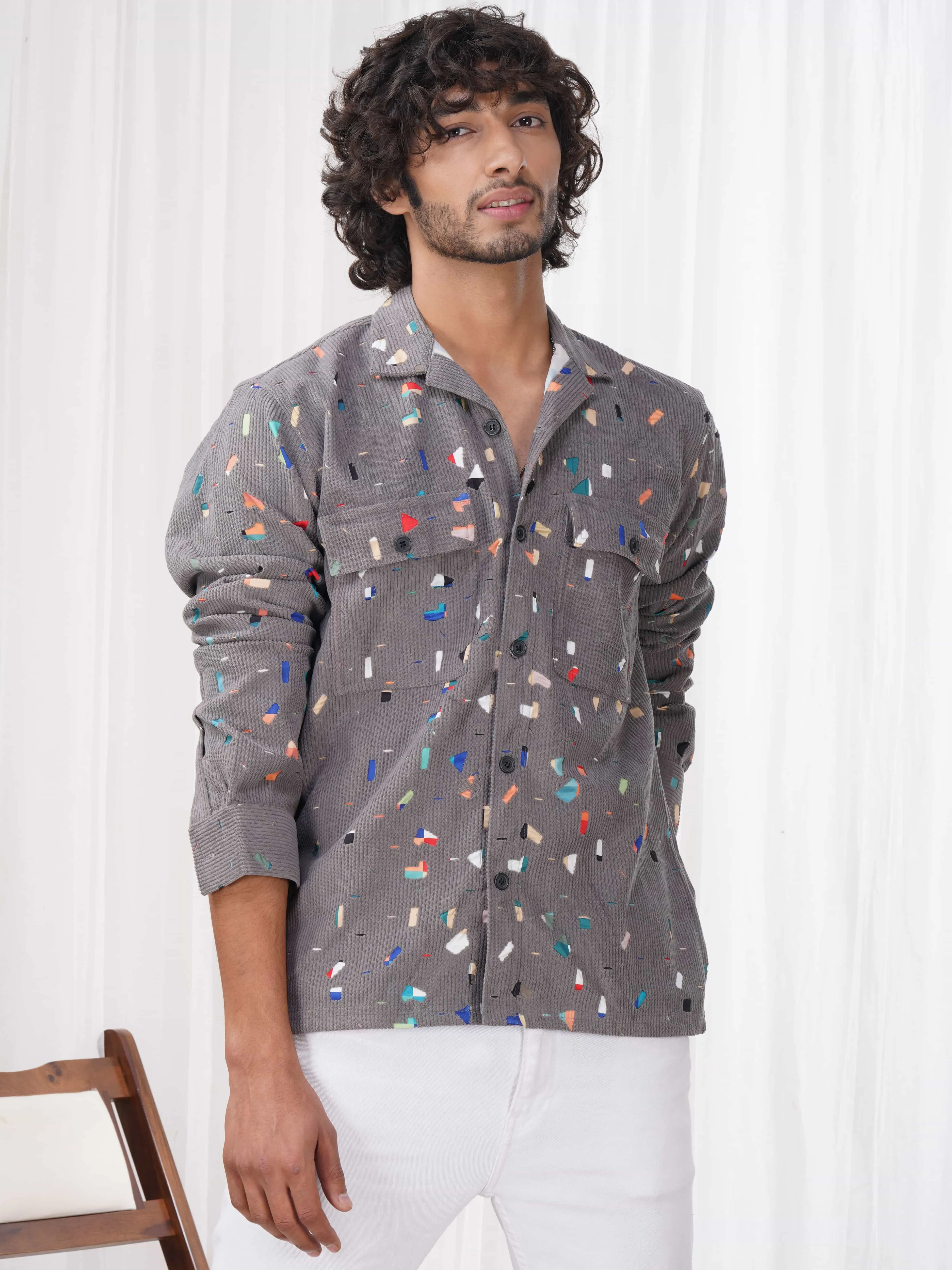 Grey Imported Premium Shirt for Men's
