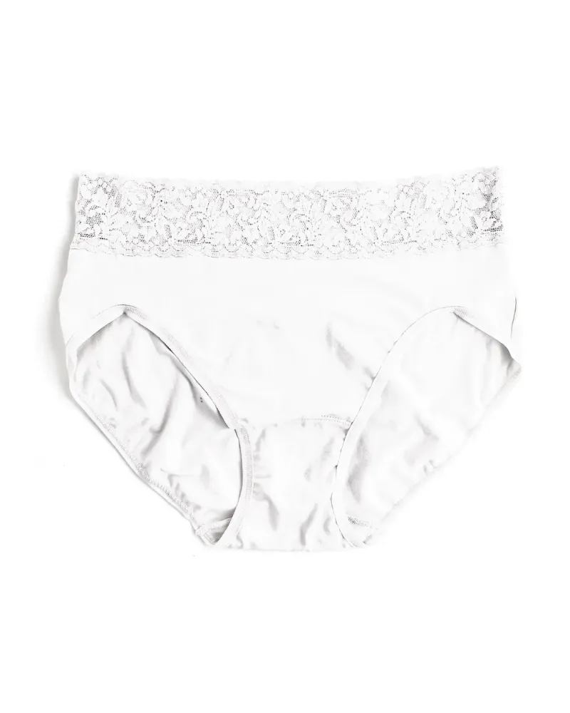 Hanky Panky White Supima Cotton French Brief