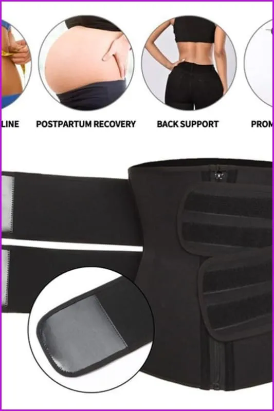 High Quality Sauna Waist Trainer Corset Sweat Waist Trainer Belt S-3XL