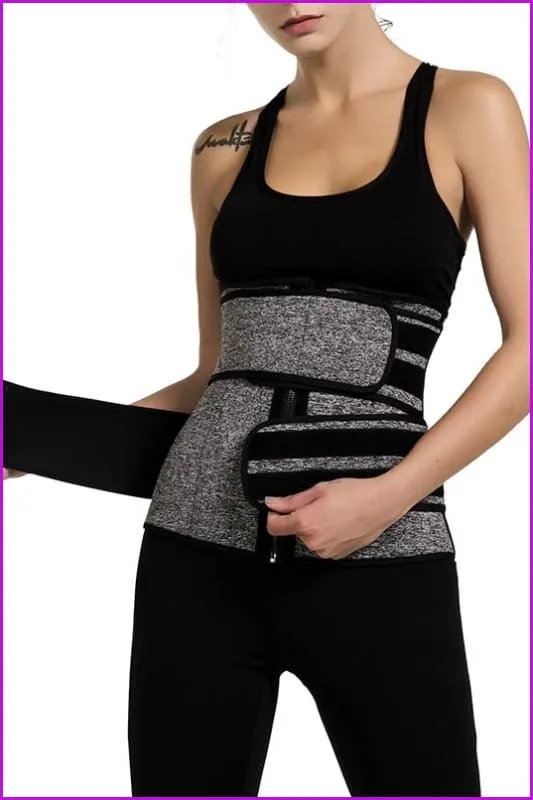 High Quality Sauna Waist Trainer Corset Sweat Waist Trainer Belt S-3XL