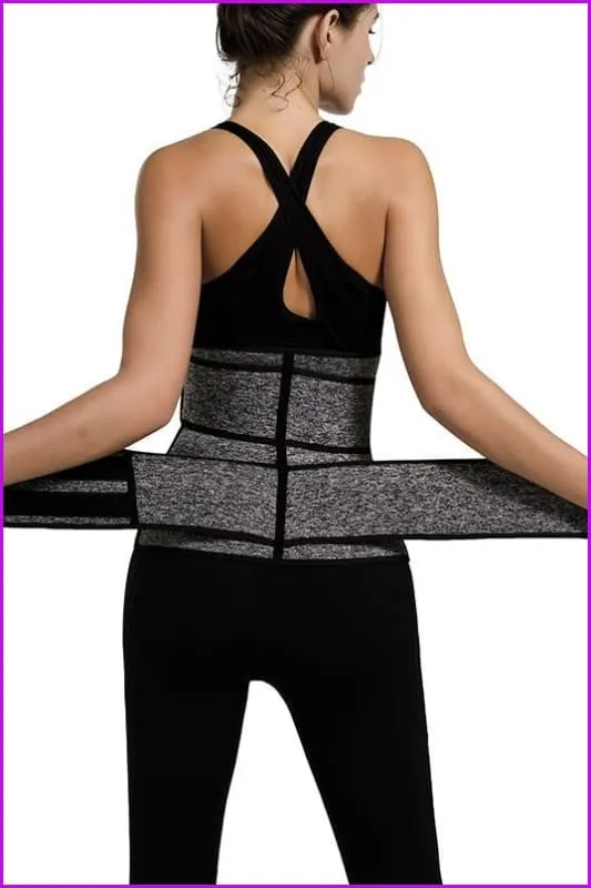 High Quality Sauna Waist Trainer Corset Sweat Waist Trainer Belt S-3XL