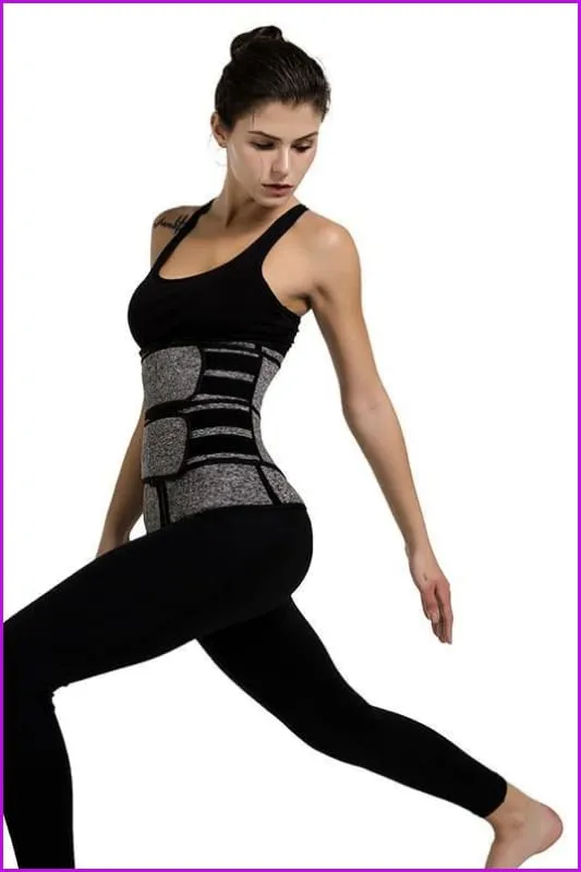 High Quality Sauna Waist Trainer Corset Sweat Waist Trainer Belt S-3XL