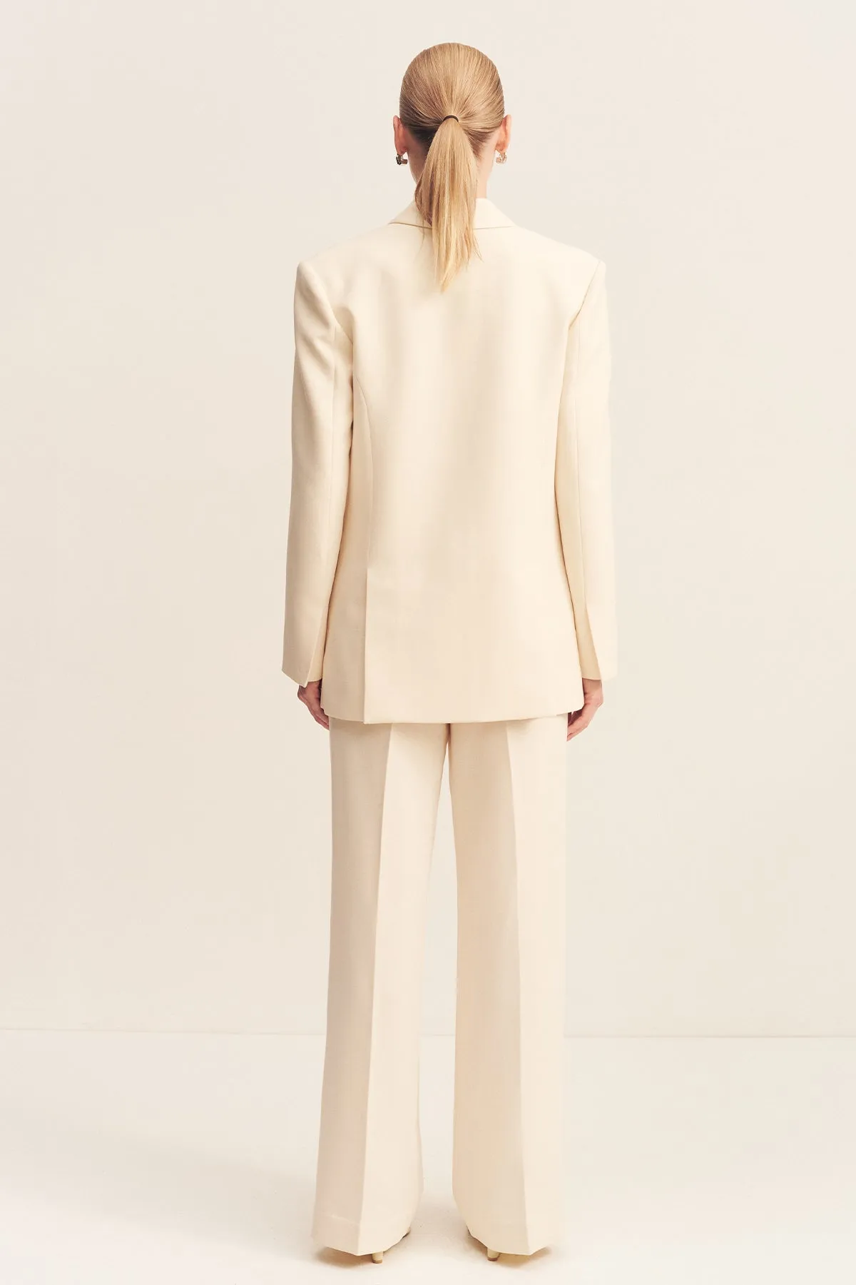 IRENA OVERSIZED TAILORED BLAZER - RICE