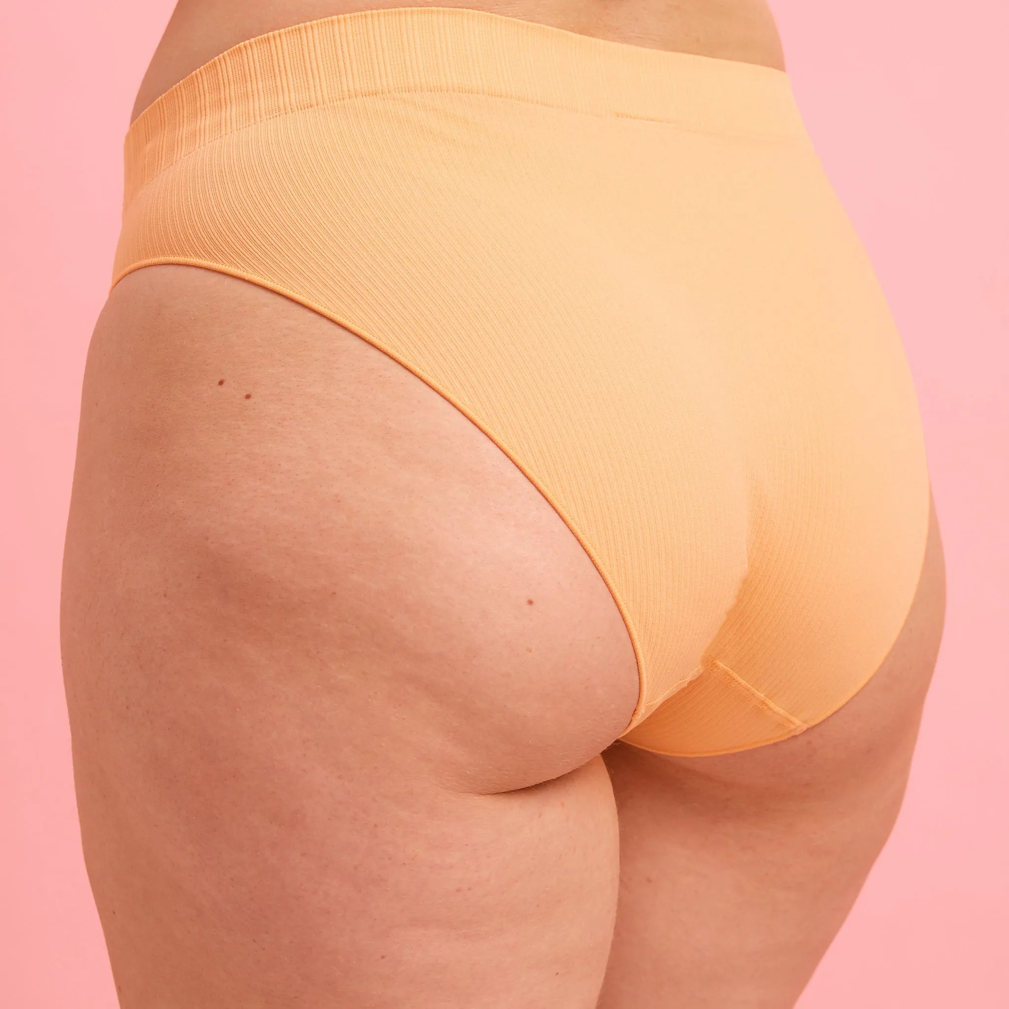 Ivy Seamfree High Cut Bikini Brief Tangerine