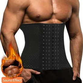Men's Slimming Belt Waist Trainer: Adjustable Body Shaper for Tummy Control and Posture Enhancement