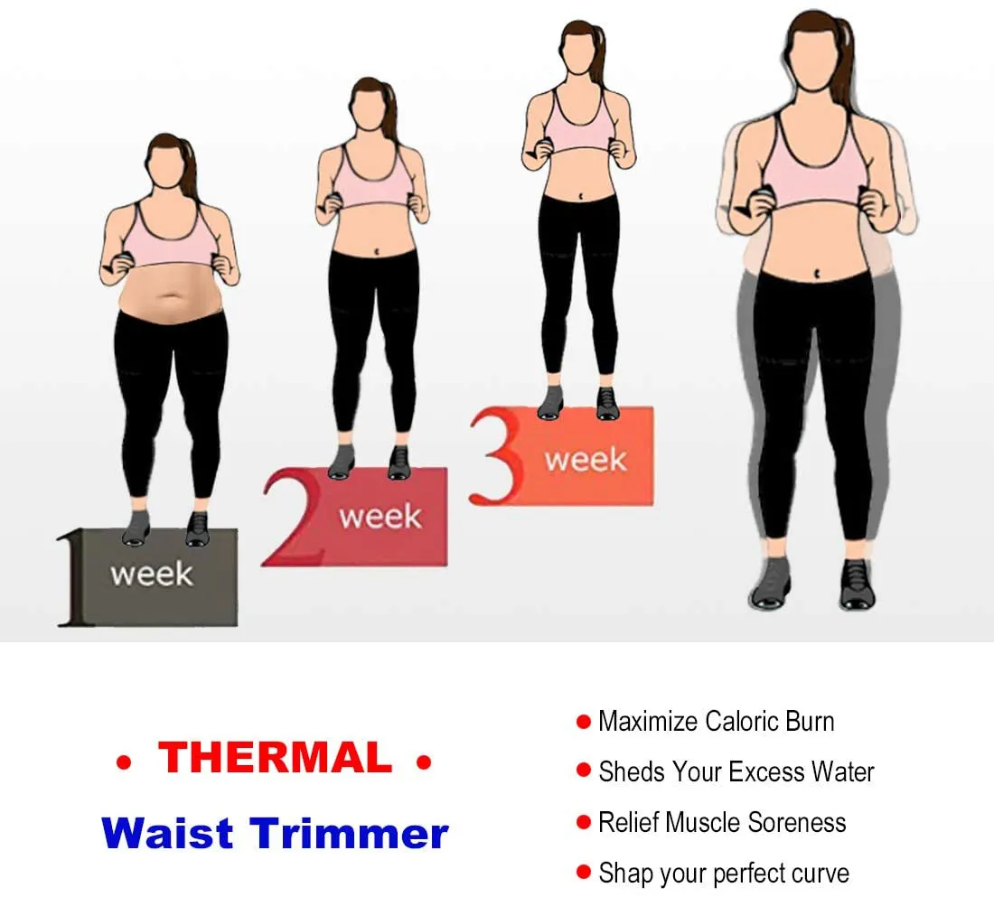 Neoprene Sweat Waist Trainer Corset Trimmer Belt for Women Weight Loss, Waist Cincher Shaper Slimmer
