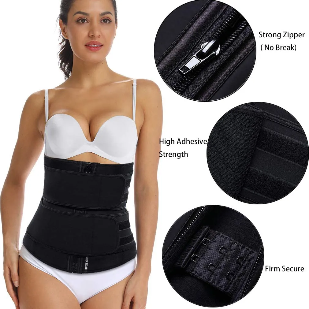 Neoprene Sweat Waist Trainer Corset Trimmer Belt for Women Weight Loss, Waist Cincher Shaper Slimmer
