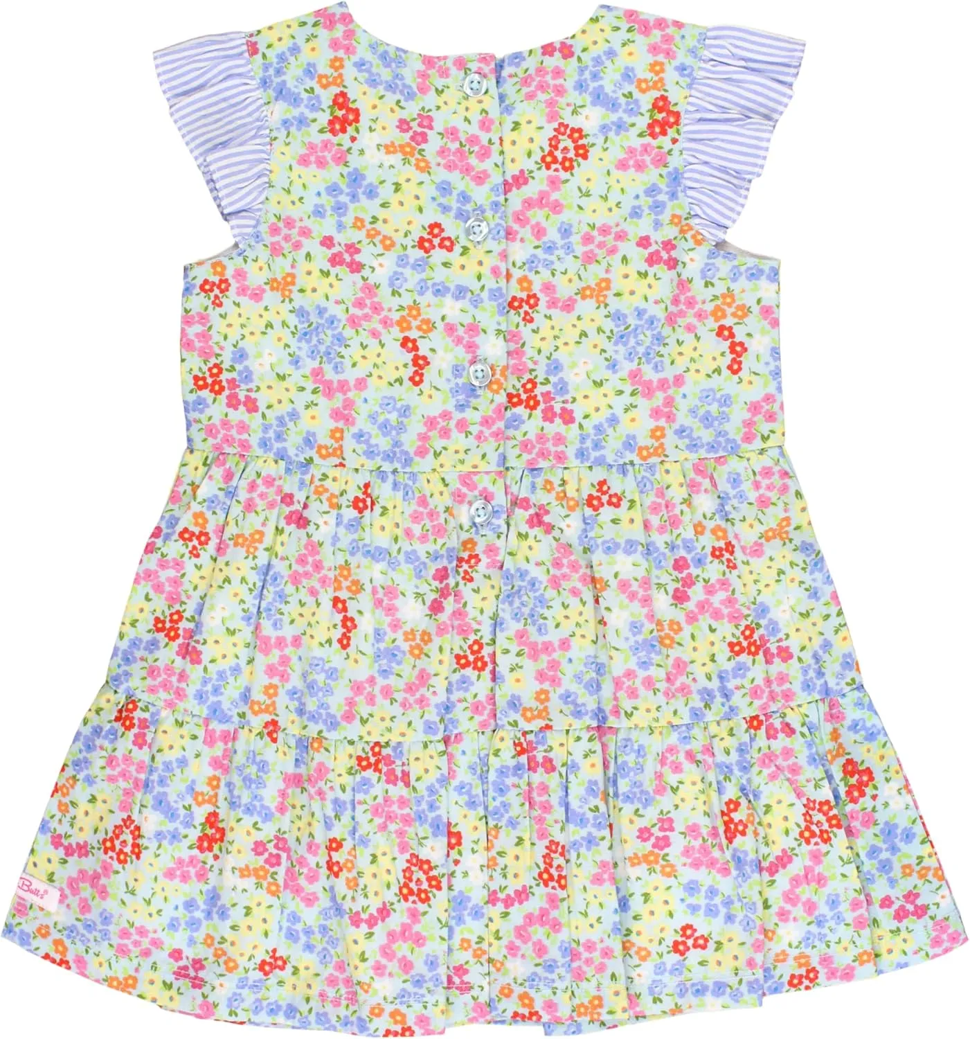 RuffleButts Baby/Toddler Girls Spring Summer Sleeveless Style Dress