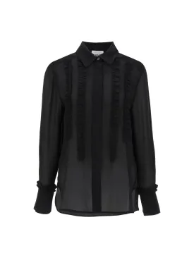 Ruffled Chiffon Blouse