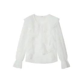 S8805 Ruffled Blouse