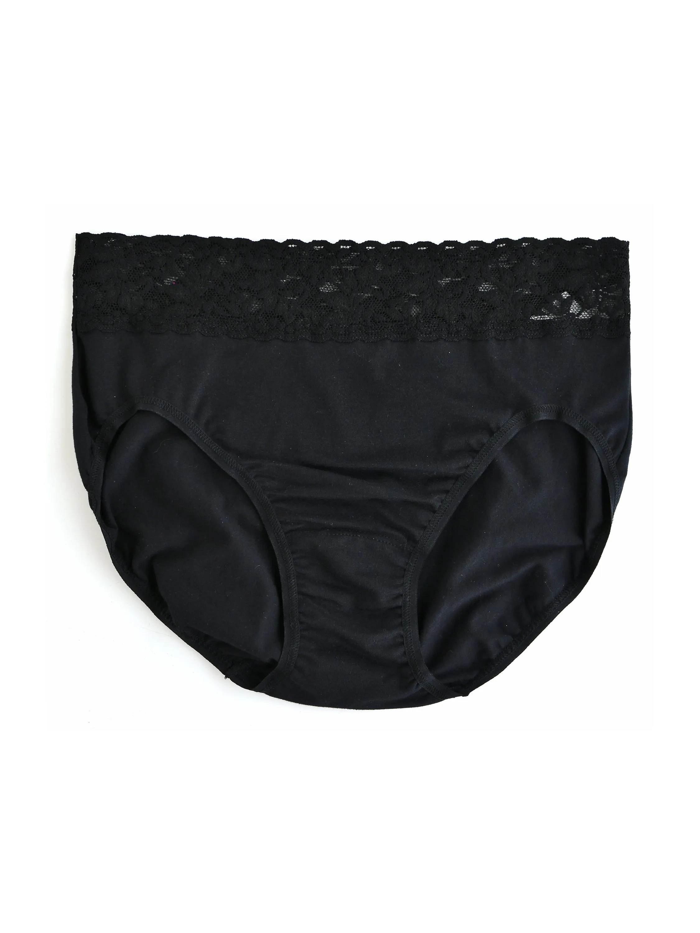 Supima® Cotton French Brief Black
