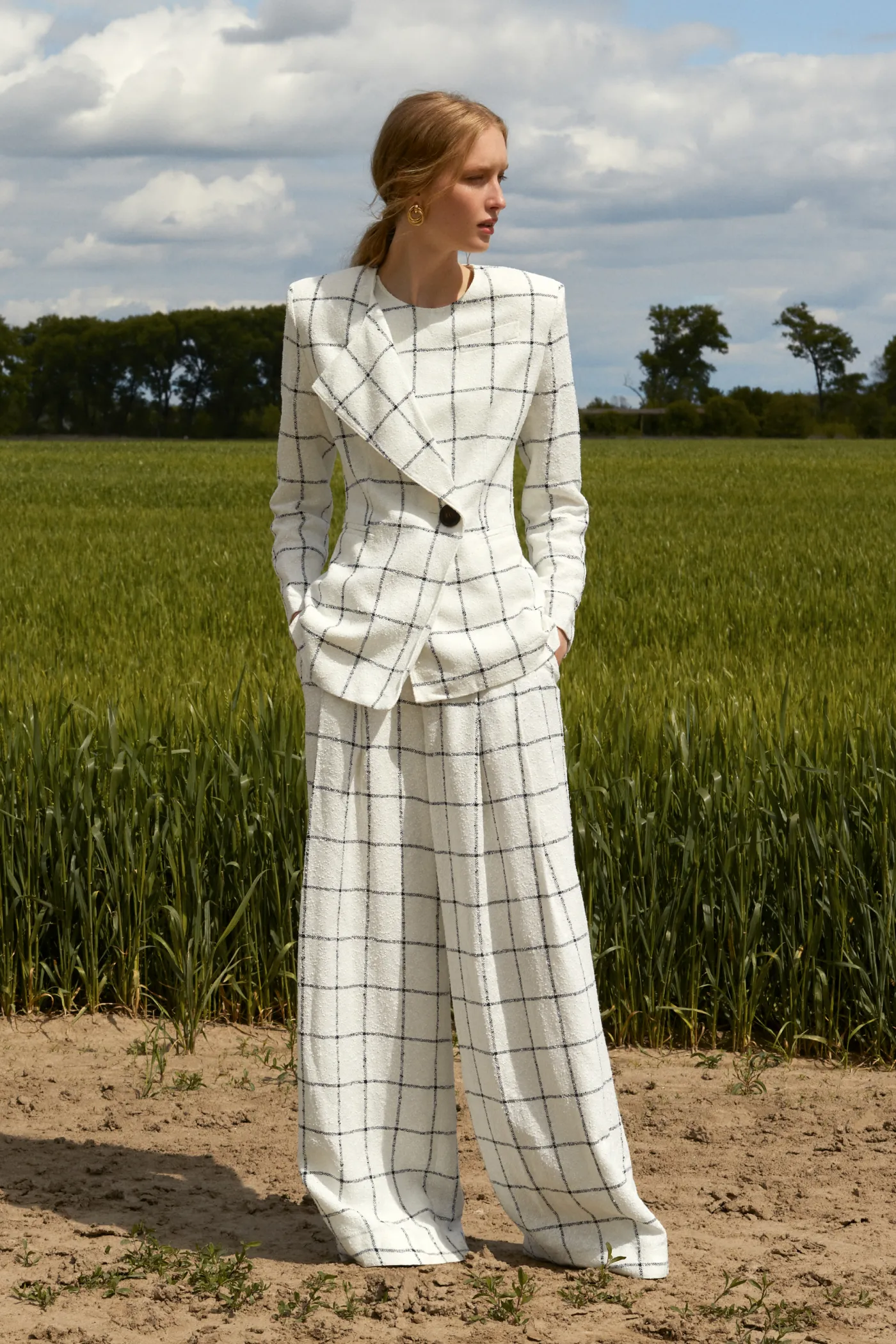 Tailored Tweed Blazer