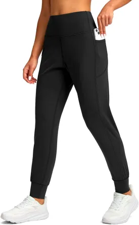 Viodia Women's Joggers with Pockets High Waisted Athletic Workout Yoga Jogger Pants for Women Tapered Sweatpants