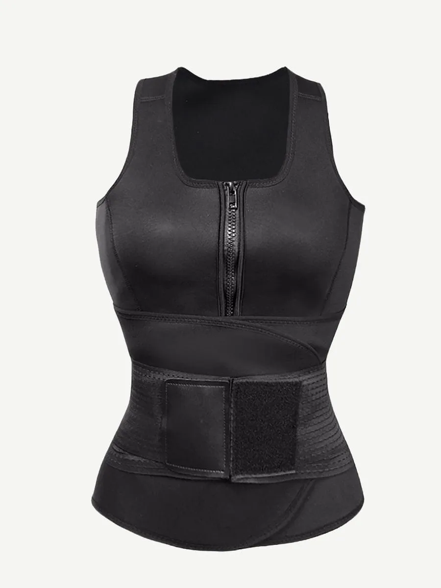 Wholesale Neoprene Single Belt Vest Fat Burning Abdominal Control Slimming Waist Trainer