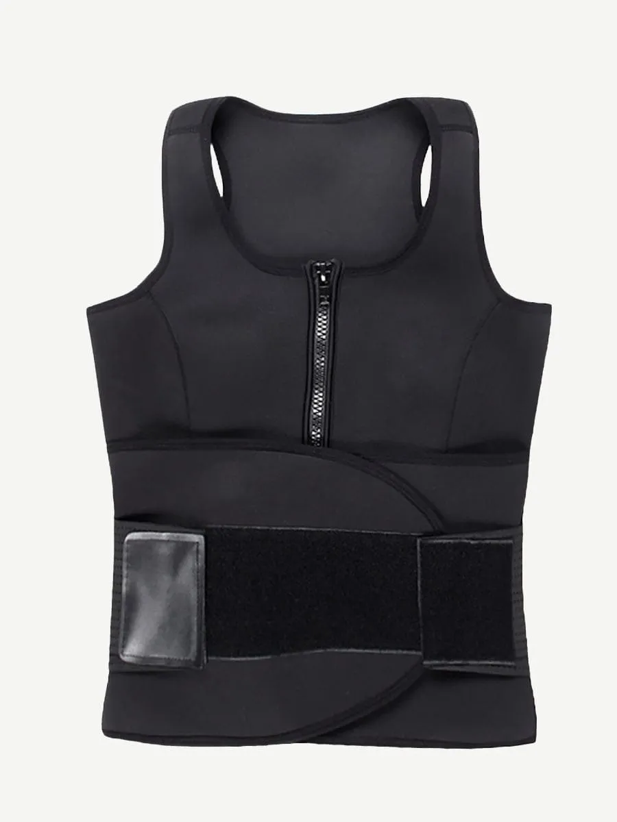Wholesale Neoprene Single Belt Vest Fat Burning Abdominal Control Slimming Waist Trainer
