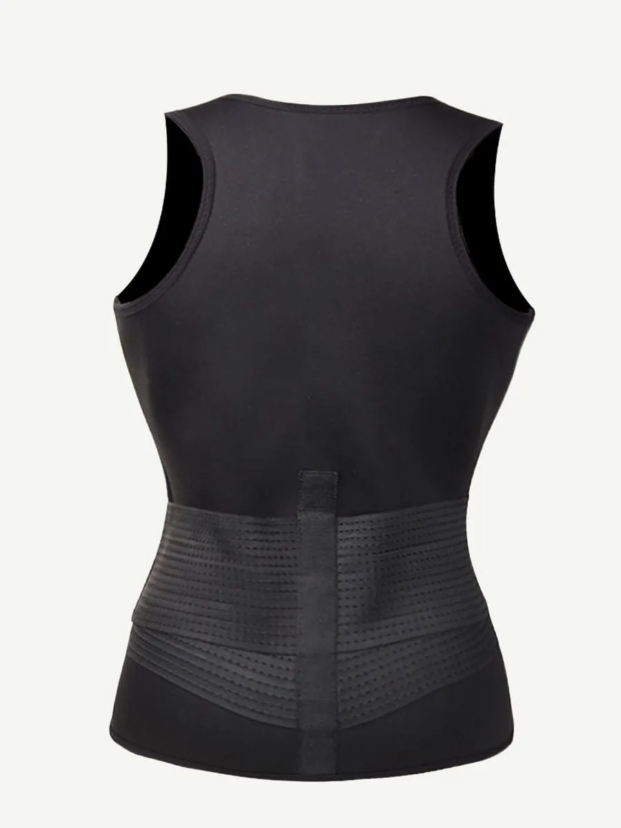 Wholesale Neoprene Single Belt Vest Fat Burning Abdominal Control Slimming Waist Trainer