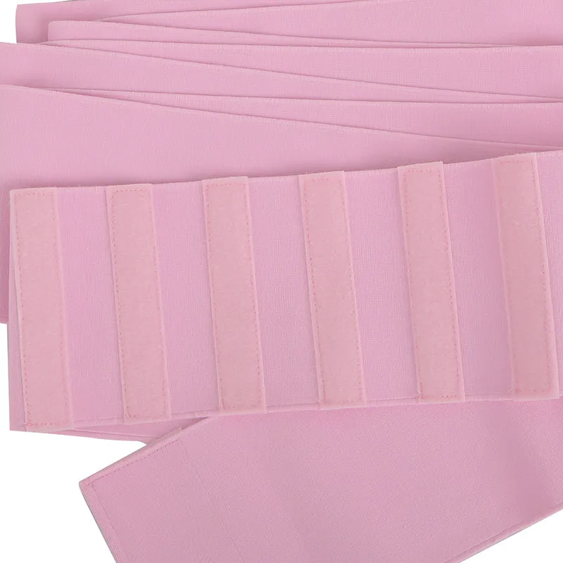 Women Latex Elastic Wrap Trimmer Belt 12.5CM Width