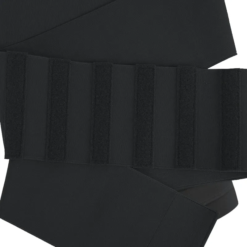 Women Latex Elastic Wrap Trimmer Belt 12.5CM Width