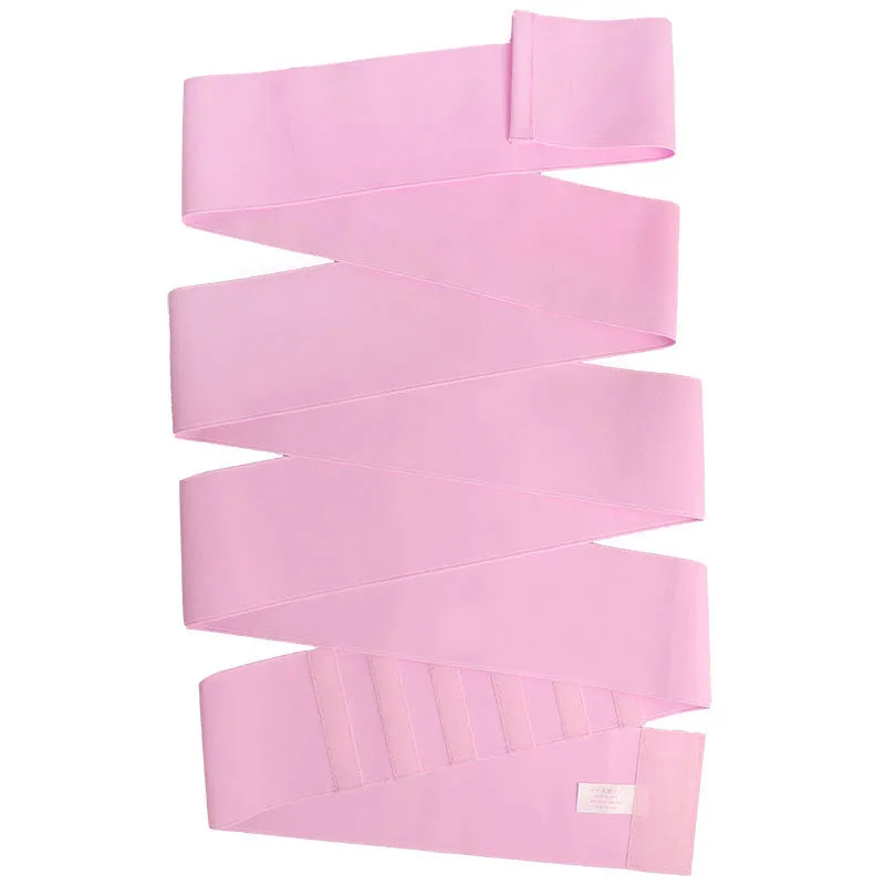 Women Latex Elastic Wrap Trimmer Belt 12.5CM Width