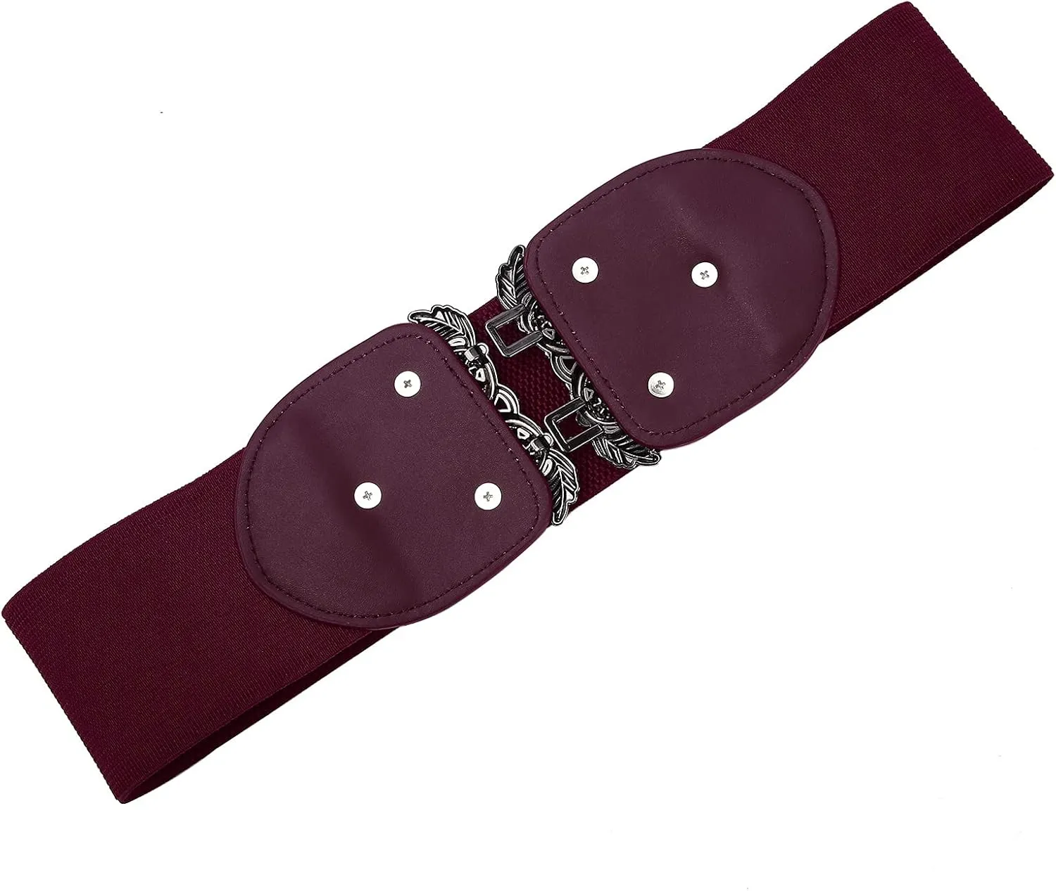 Women Retro Style Stretchy Waist Belt Vintage Elastic Wide Dress Belts