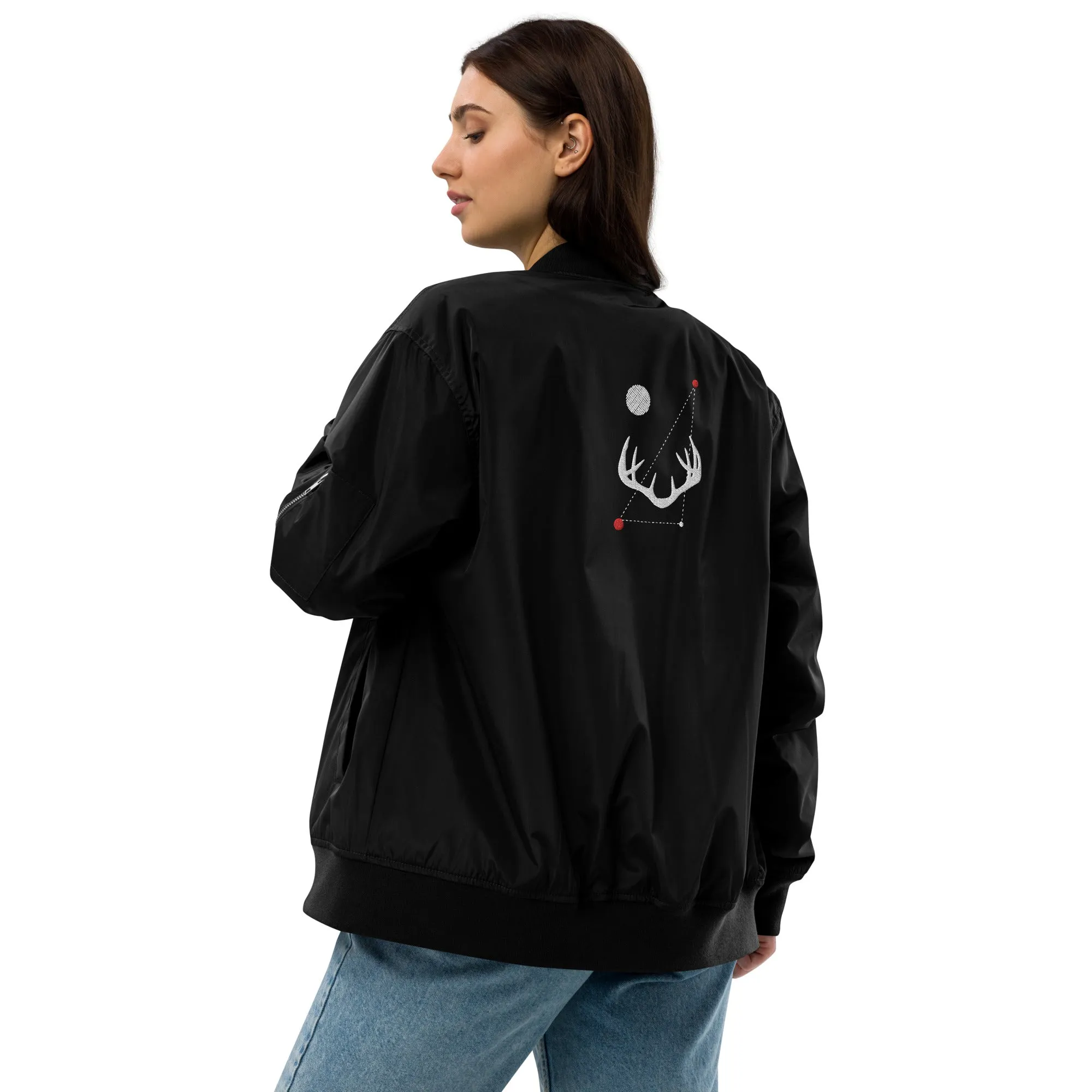YOU ARE NOT ALONE Premium Bomber Jacket
