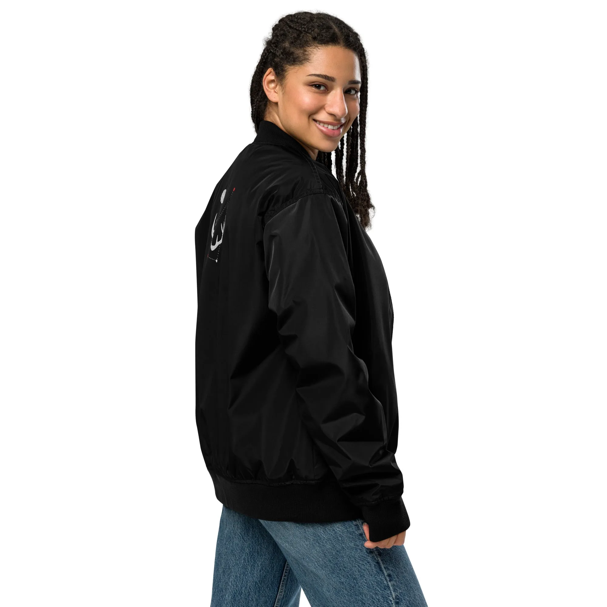 YOU ARE NOT ALONE Premium Bomber Jacket